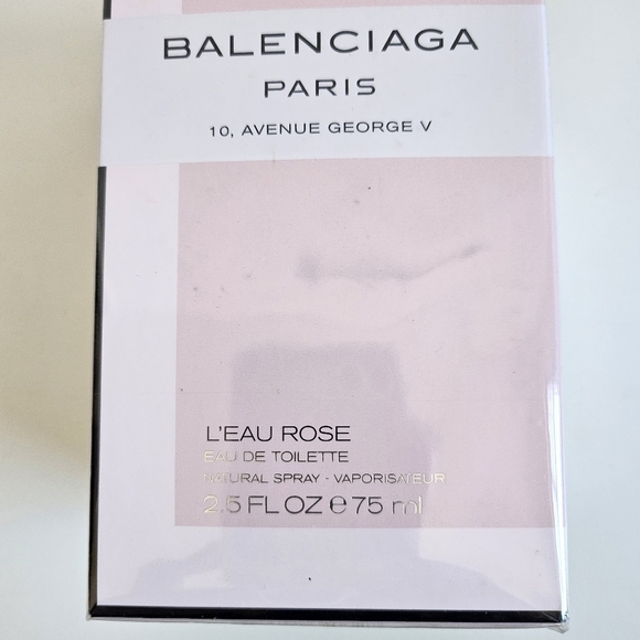 New Balenciaga L'eau Rose Eau De Toilette Spray 2.5oz/75ml Sealed Packaging - Picture 8 of 11